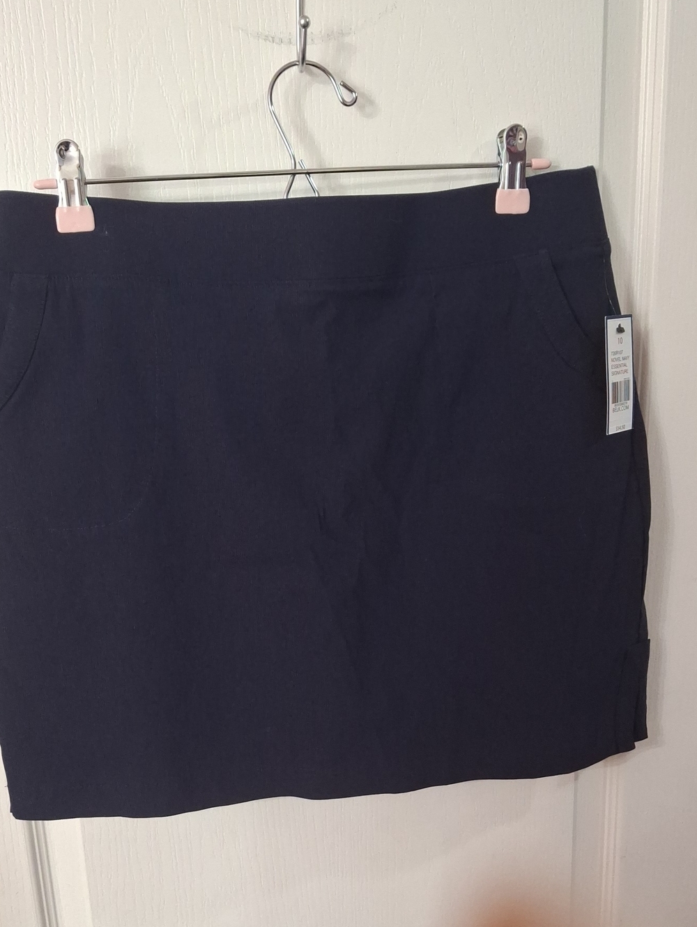 Crown & Ivy Navy Blue Pull-On Skort NWT Size 10